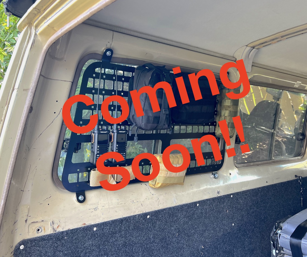 Troopy (75/78 Series) MOLLE Window Cargo Rack