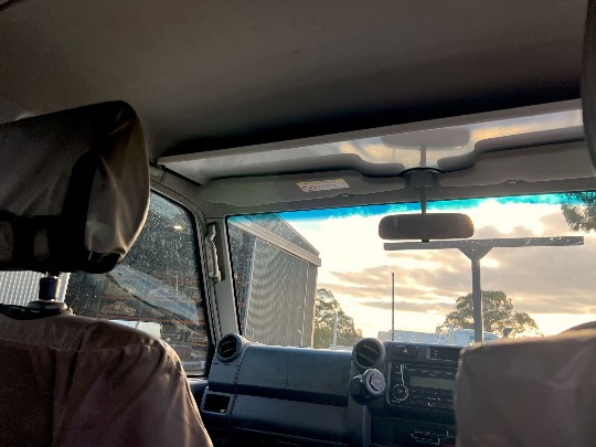 Dual Cab 79 Series Landcruiser Roof Console